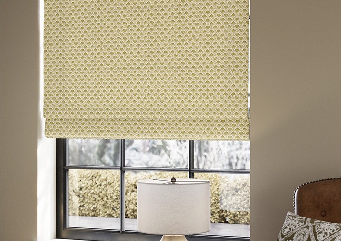 Land & Shore Dawn, Ochre - Twist&Fit Roman Blind - Image 5